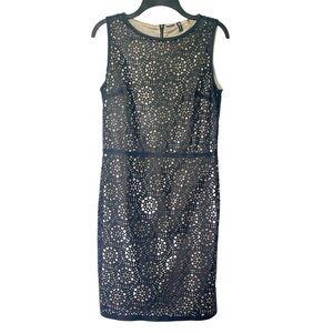 ELIE TAHARI for BERGDORF GOODMAN Leather Dress